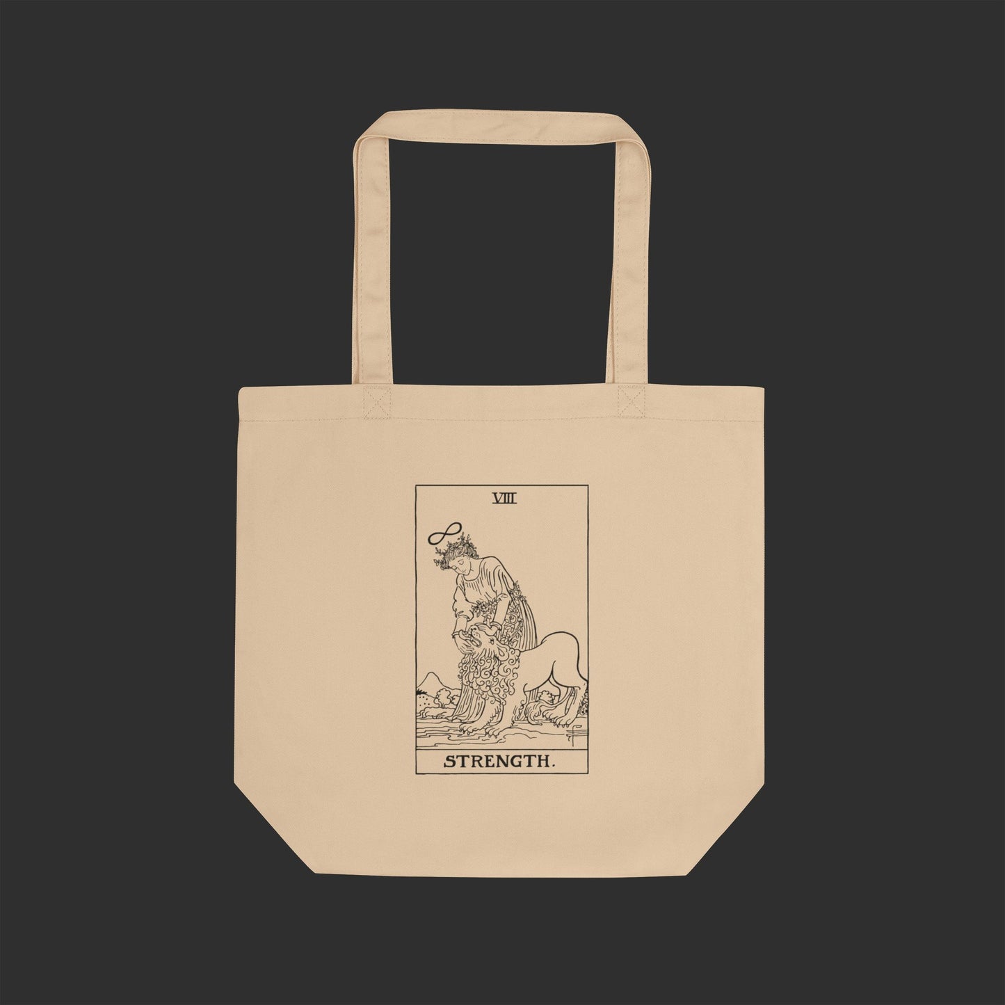 Eco Tote Bag - Tarot Card Strength