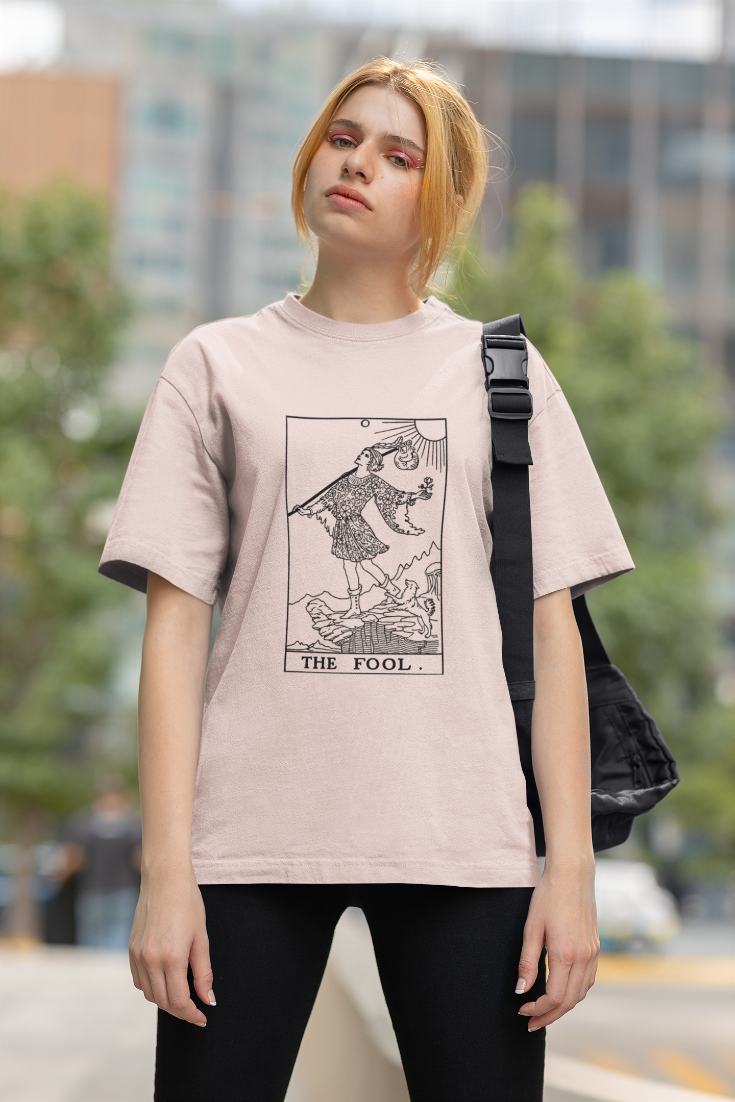 Oversized Tarot Boxy Tee "The Fool"