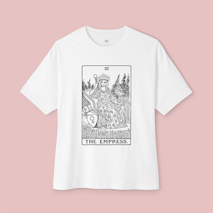 Oversized Tarot Boxy Tee 'The Empress'