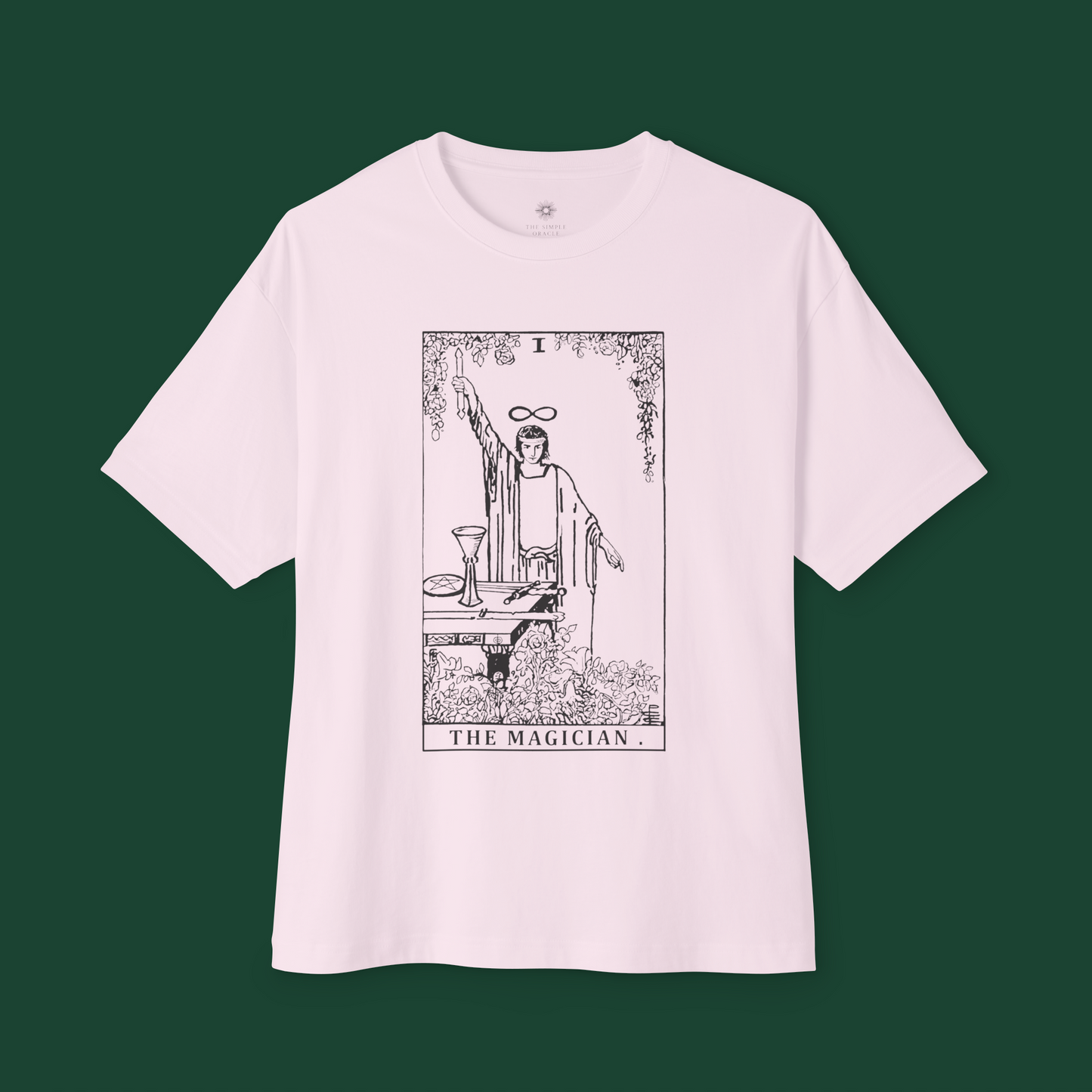 Oversized Tarot Boxy Tee "The Magician"