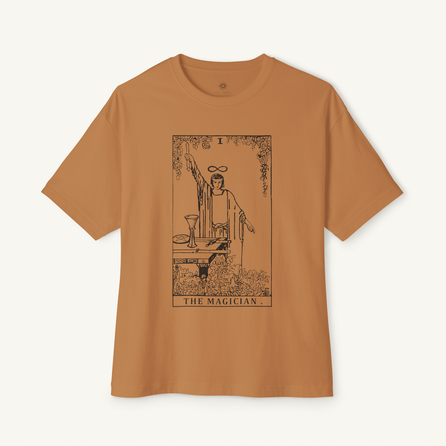 Oversized Tarot Boxy Tee "The Magician"