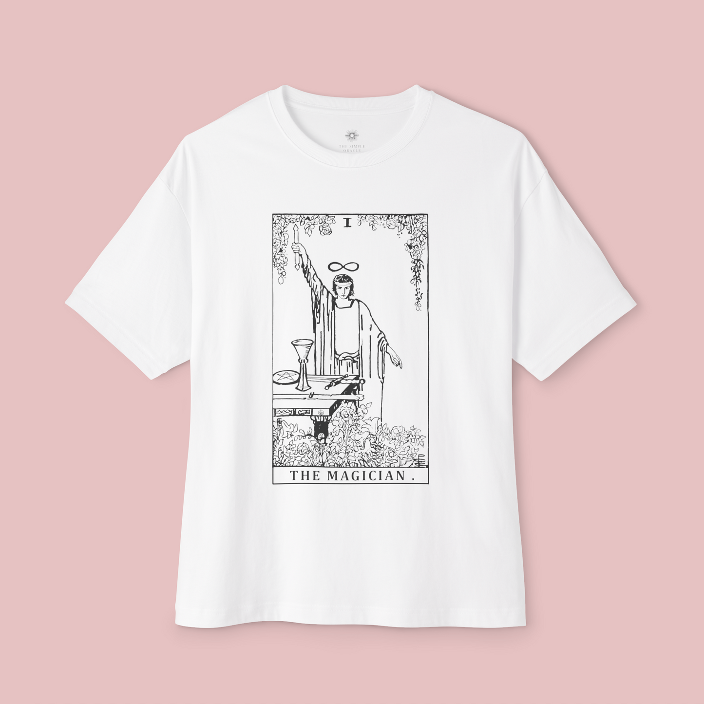 Oversized Tarot Boxy Tee "The Magician"