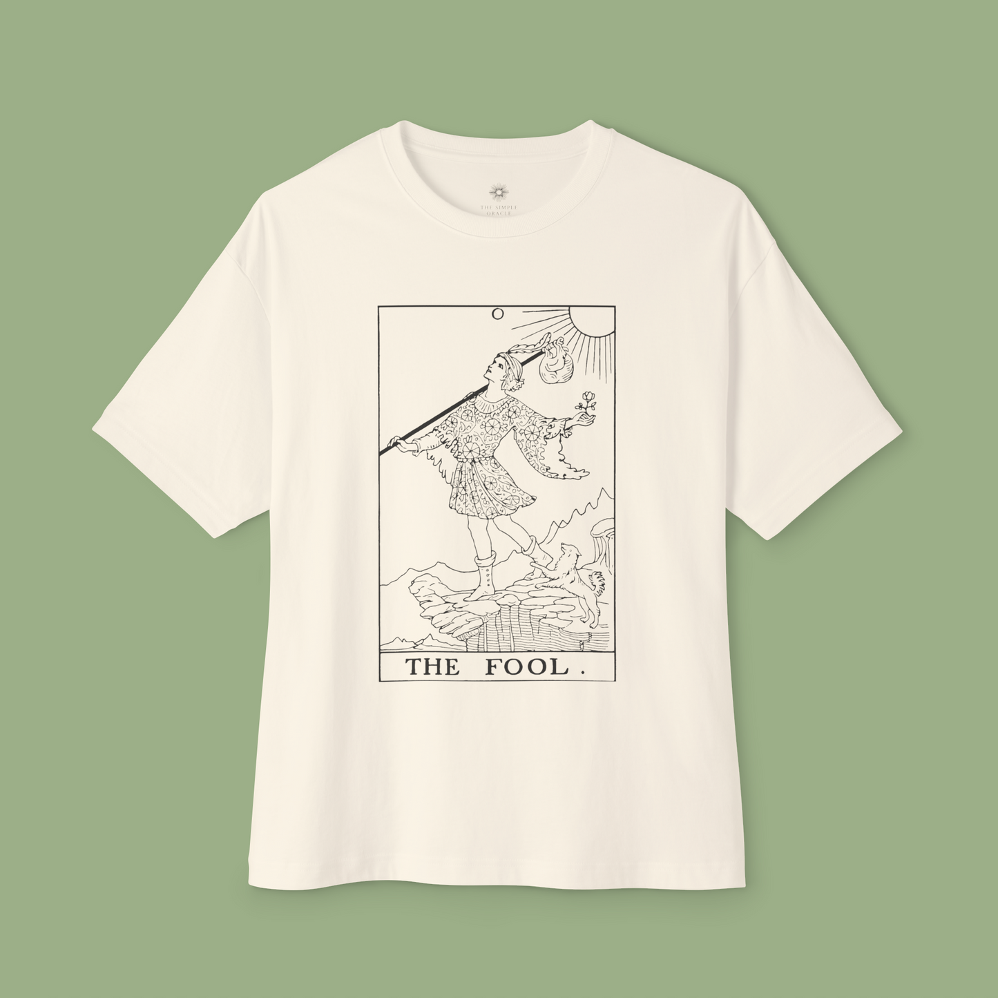 Oversized Tarot Boxy Tee "The Fool"