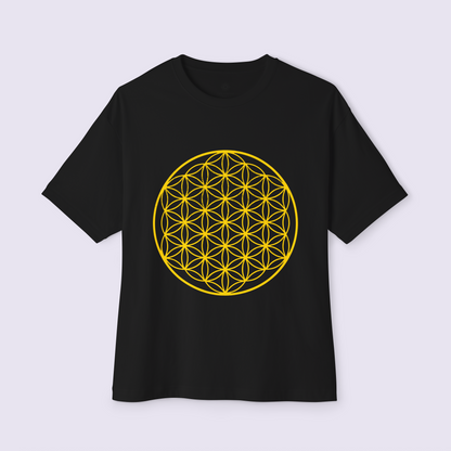 Oversized Boxy Tee 'Flower of Life'