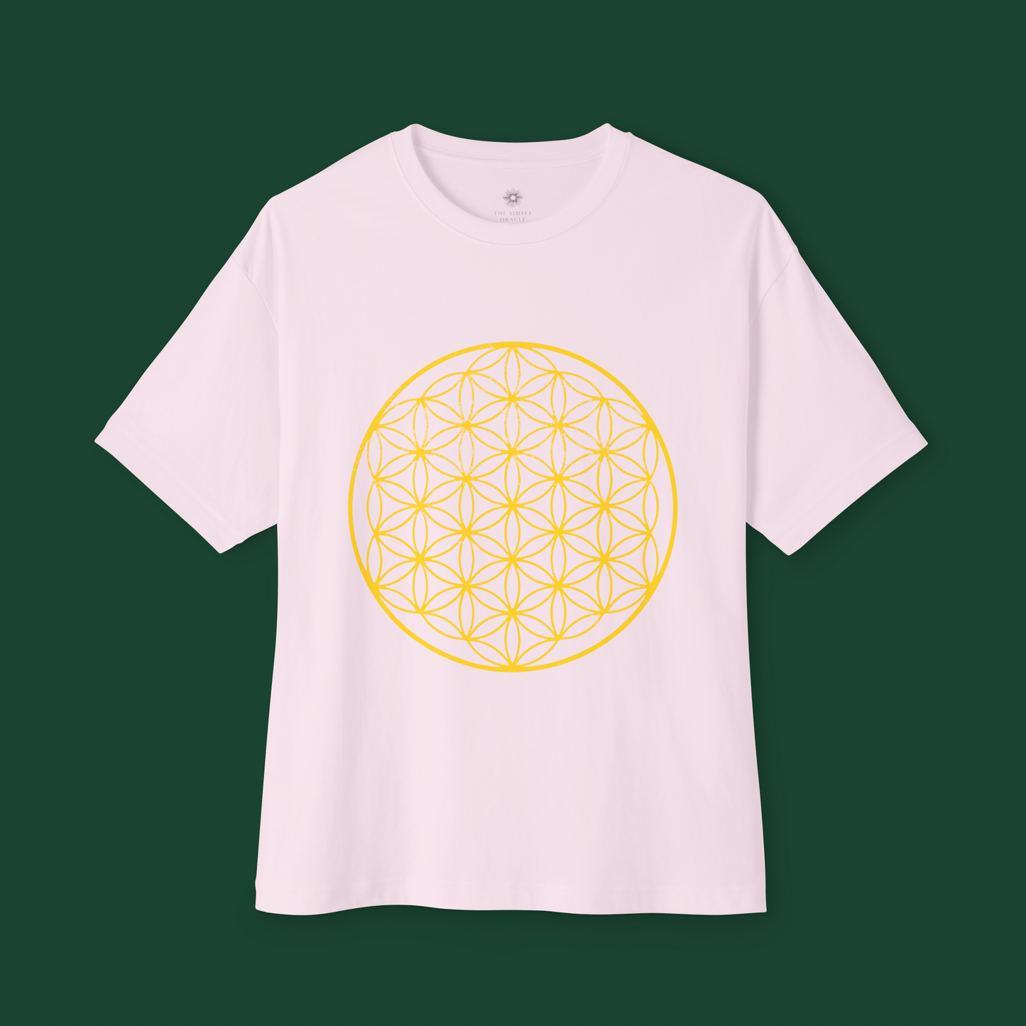 Oversized Boxy Tee "Flower of Life"