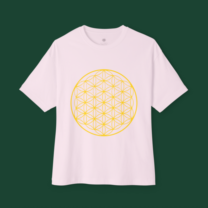 Oversized Boxy Tee 'Flower of Life'