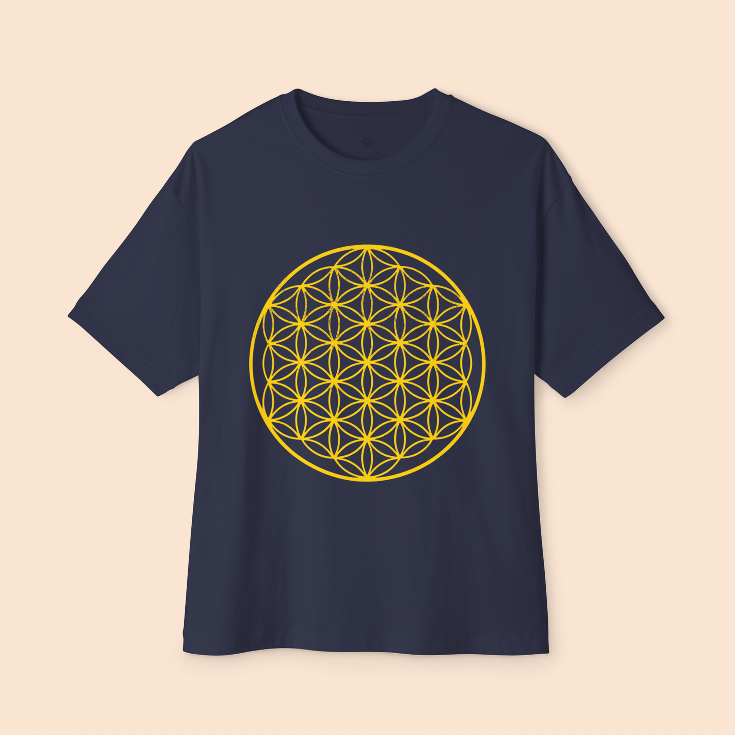 Oversized Boxy Tee "Flower of Life"