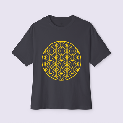 Oversized Boxy Tee 'Flower of Life'