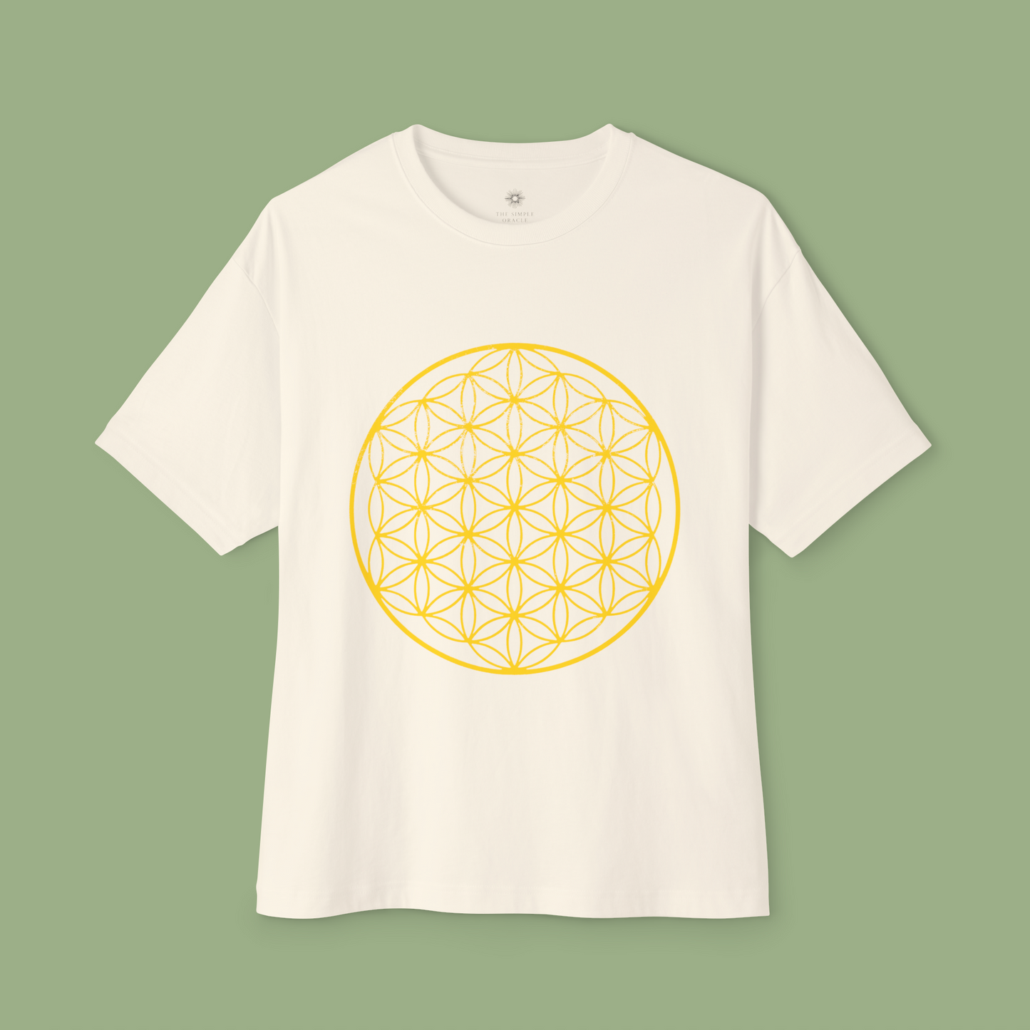 Oversized Boxy Tee "Flower of Life"