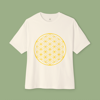 Oversized Boxy Tee 'Flower of Life'