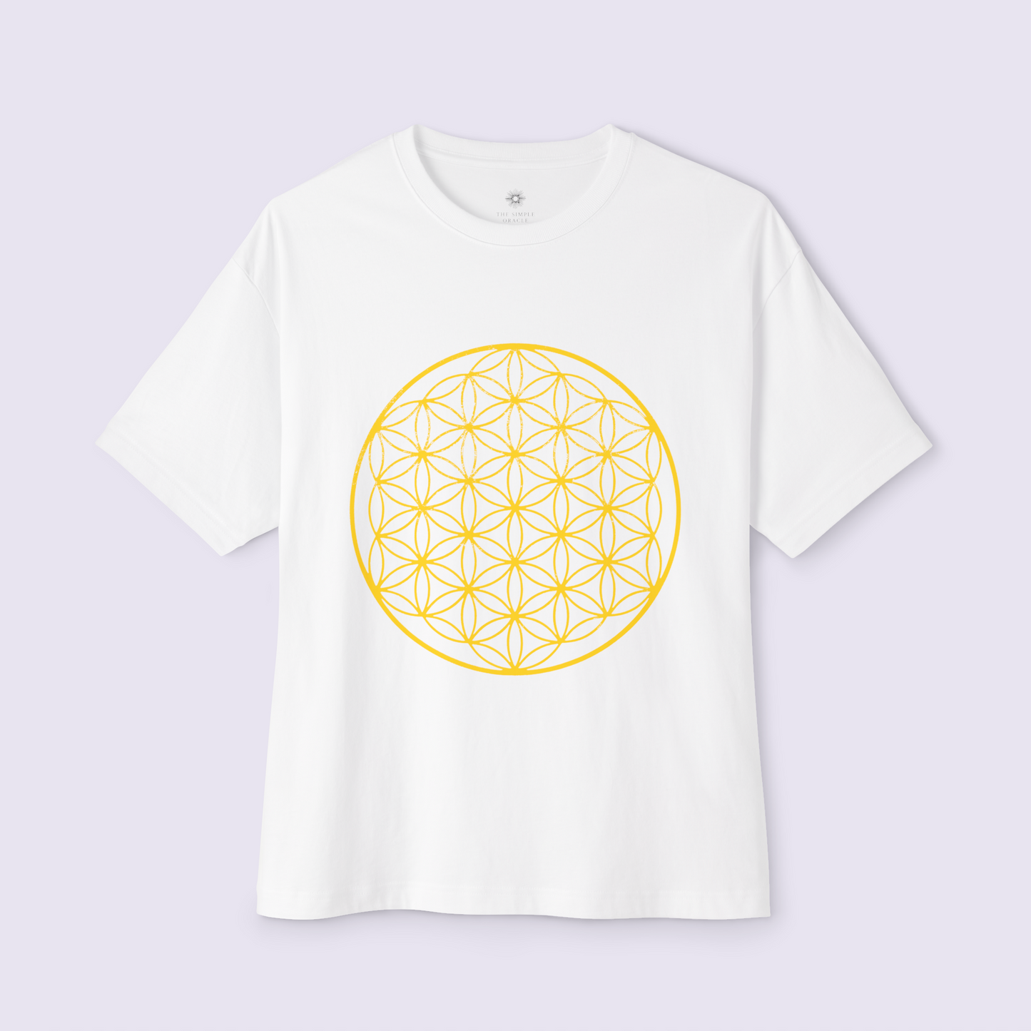 Oversized Boxy Tee "Flower of Life"