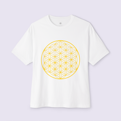 Oversized Boxy Tee 'Flower of Life'