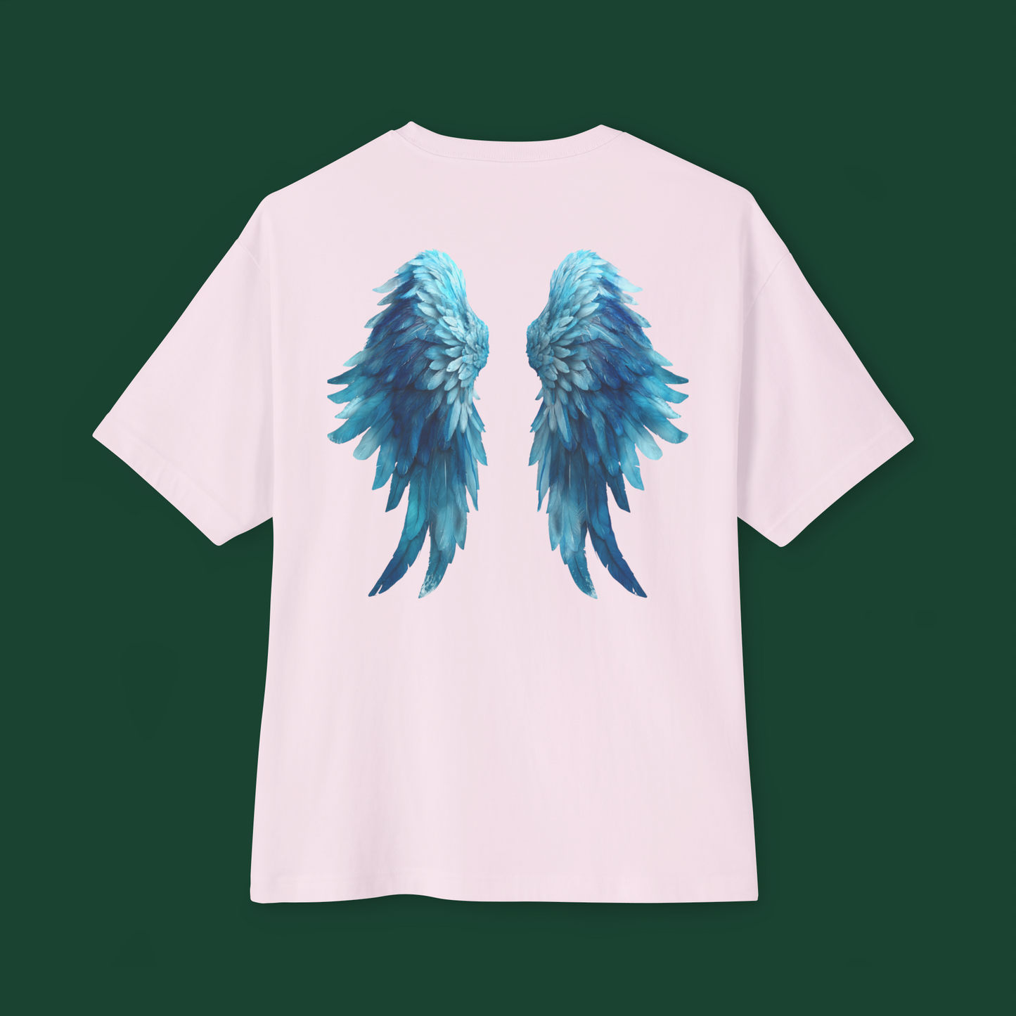 Oversized Boxy Tee "Angel Wings"