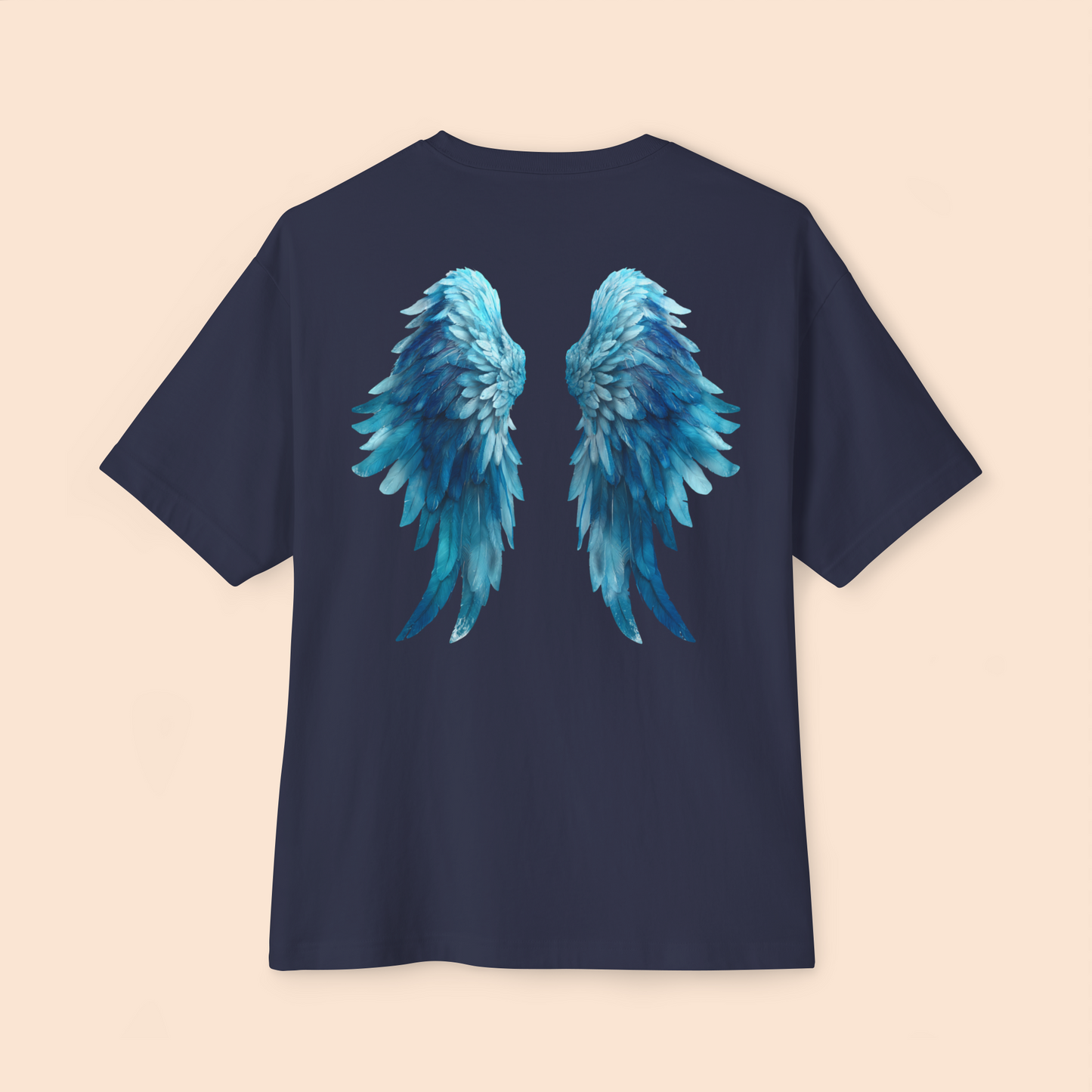 Oversized Boxy Tee "Angel Wings"