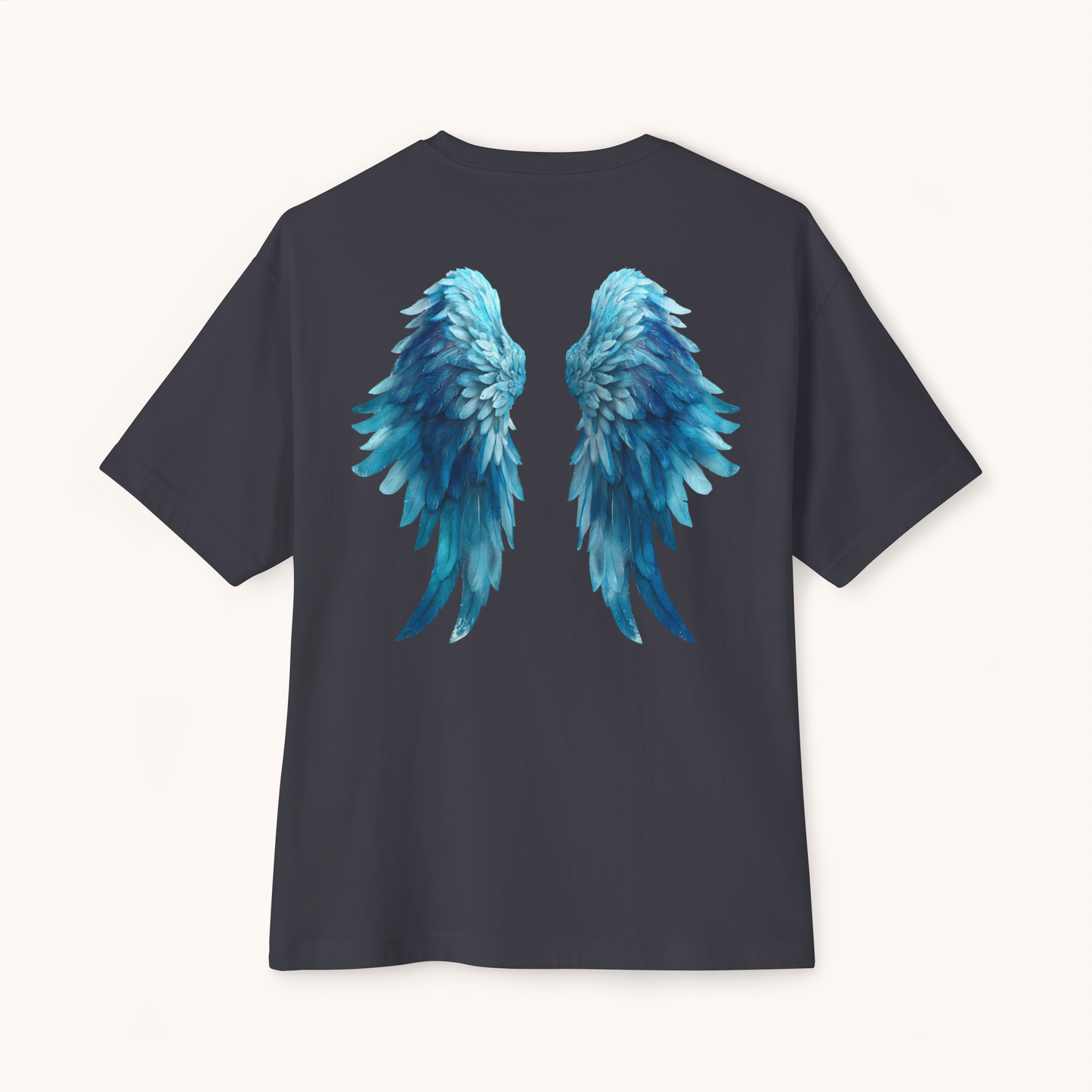 Oversized Boxy Tee "Angel Wings"
