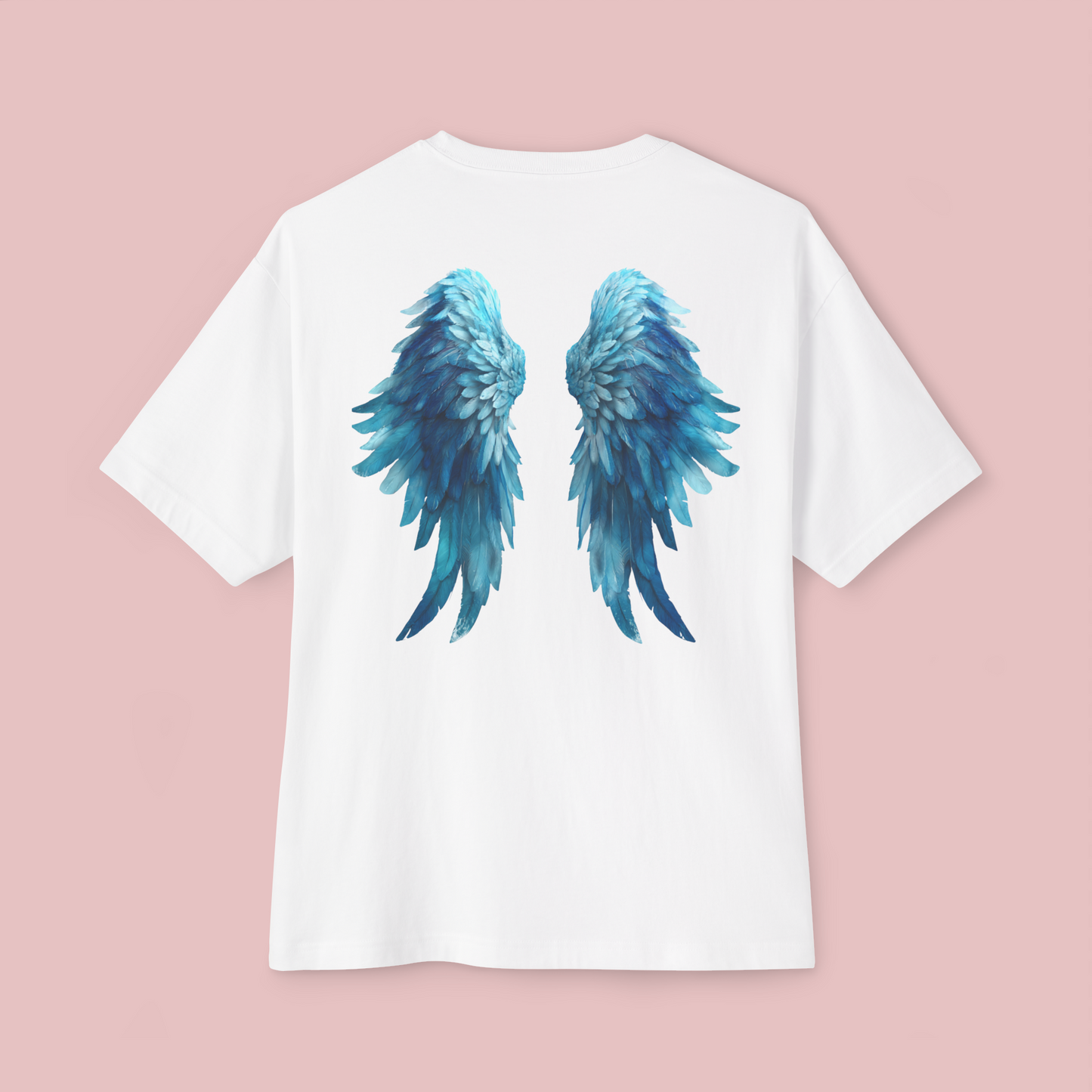 Oversized Boxy Tee "Angel Wings"