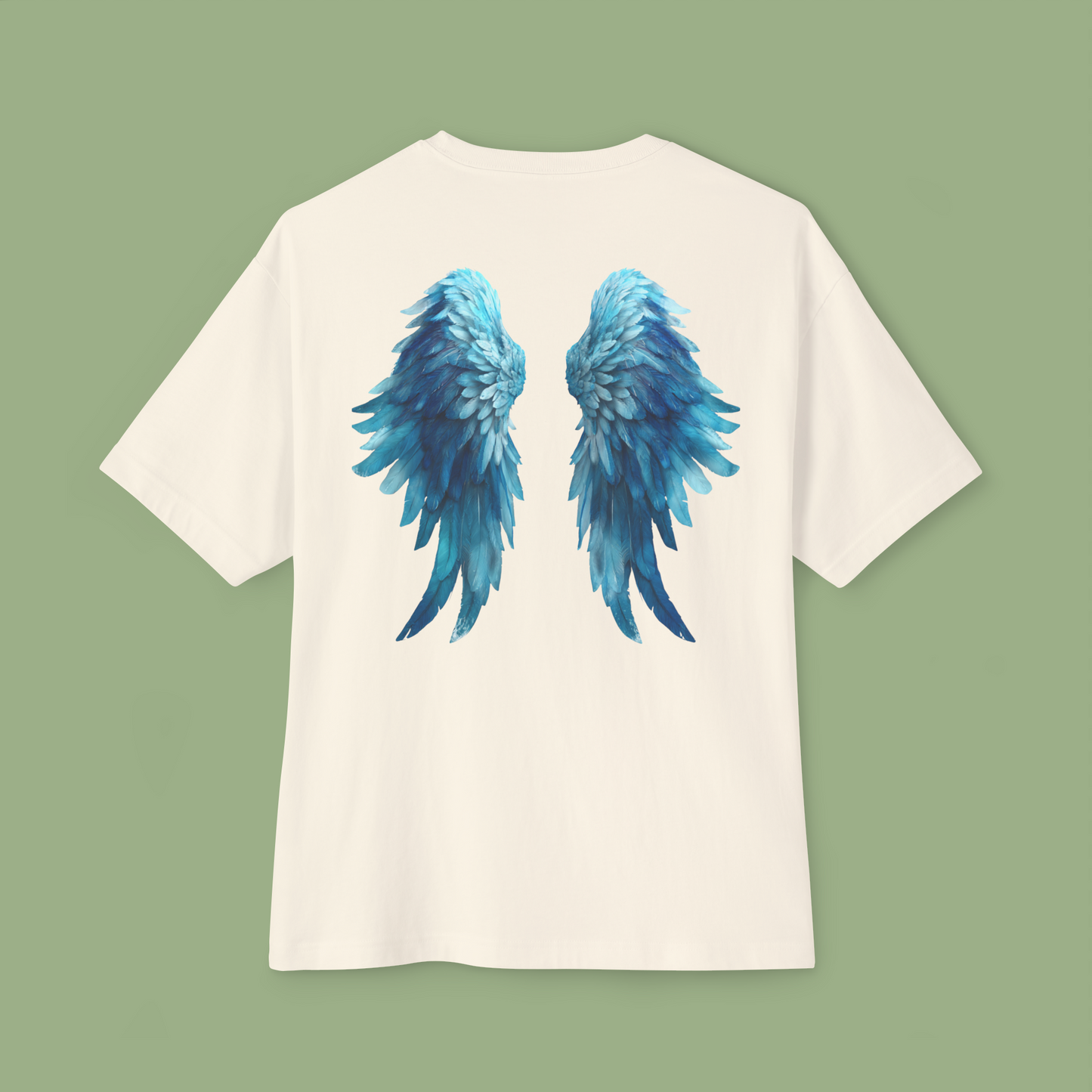 Oversized Boxy Tee "Angel Wings"