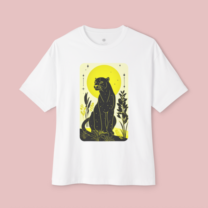 Oversized Boxy Tee 'Midnight Panther'