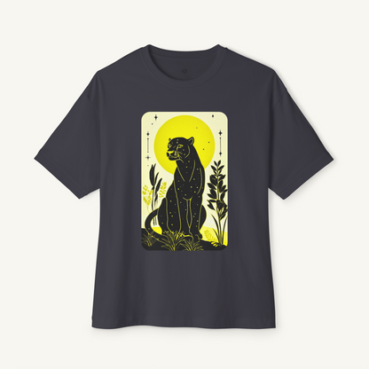 Oversized Boxy Tee 'Midnight Panther'