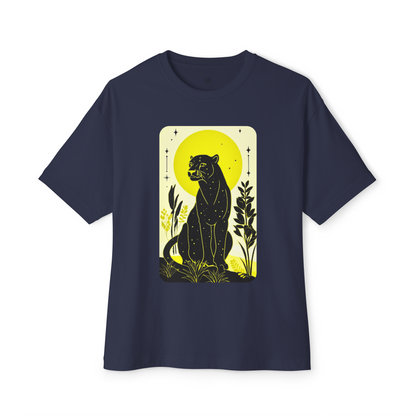 Oversized Boxy Tee 'Midnight Panther'
