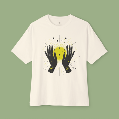 Oversized Boxy Tee 'Sacred Hands'