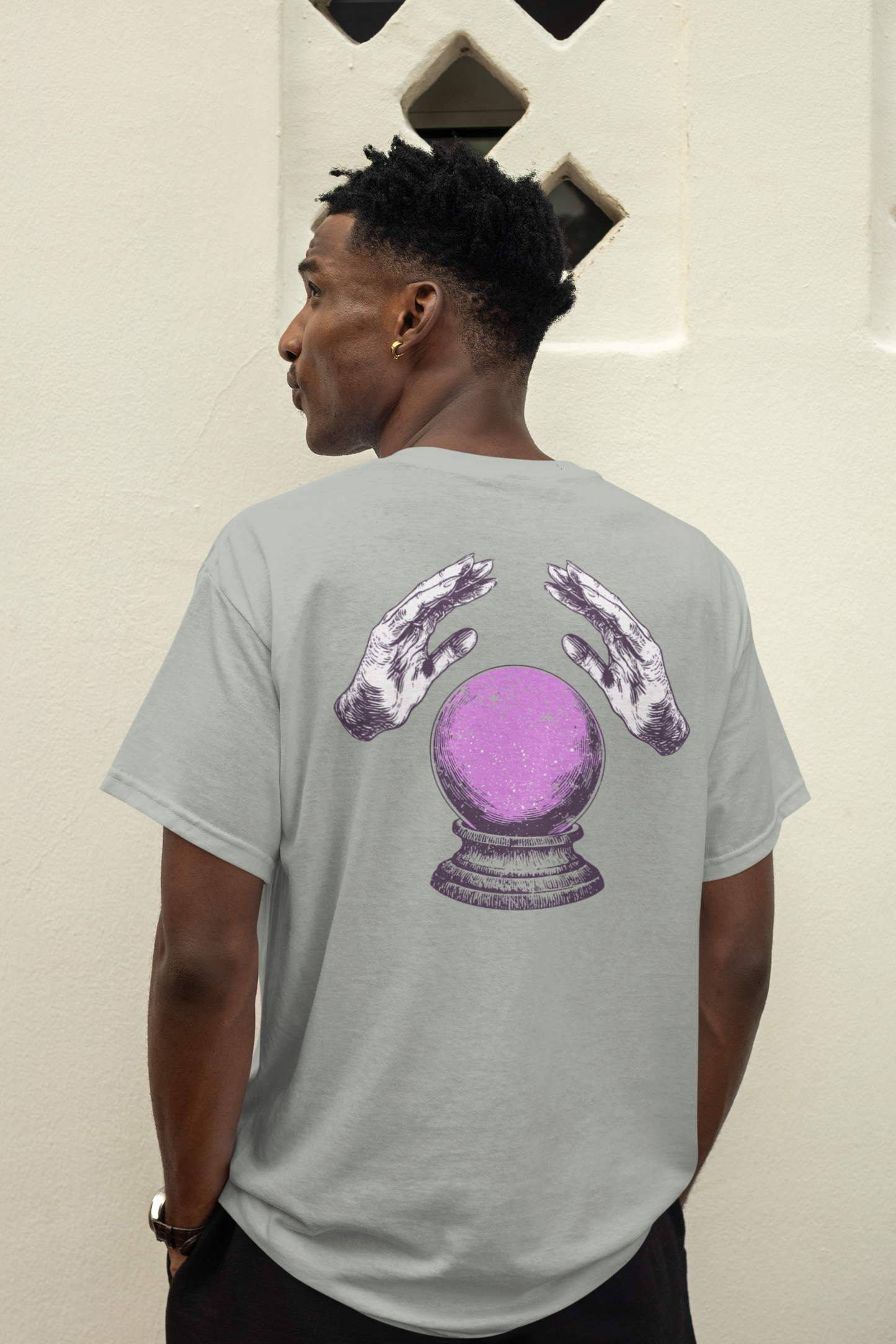 Oversized Boxy Tee "Crystal Ball"