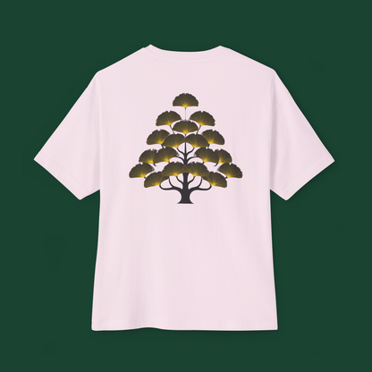 Oversized Boxy Tee 'Gingko Tree'