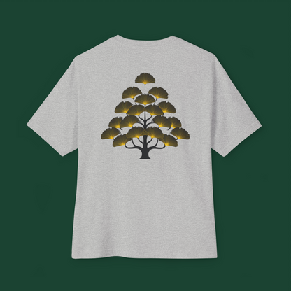 Oversized Boxy Tee 'Gingko Tree'