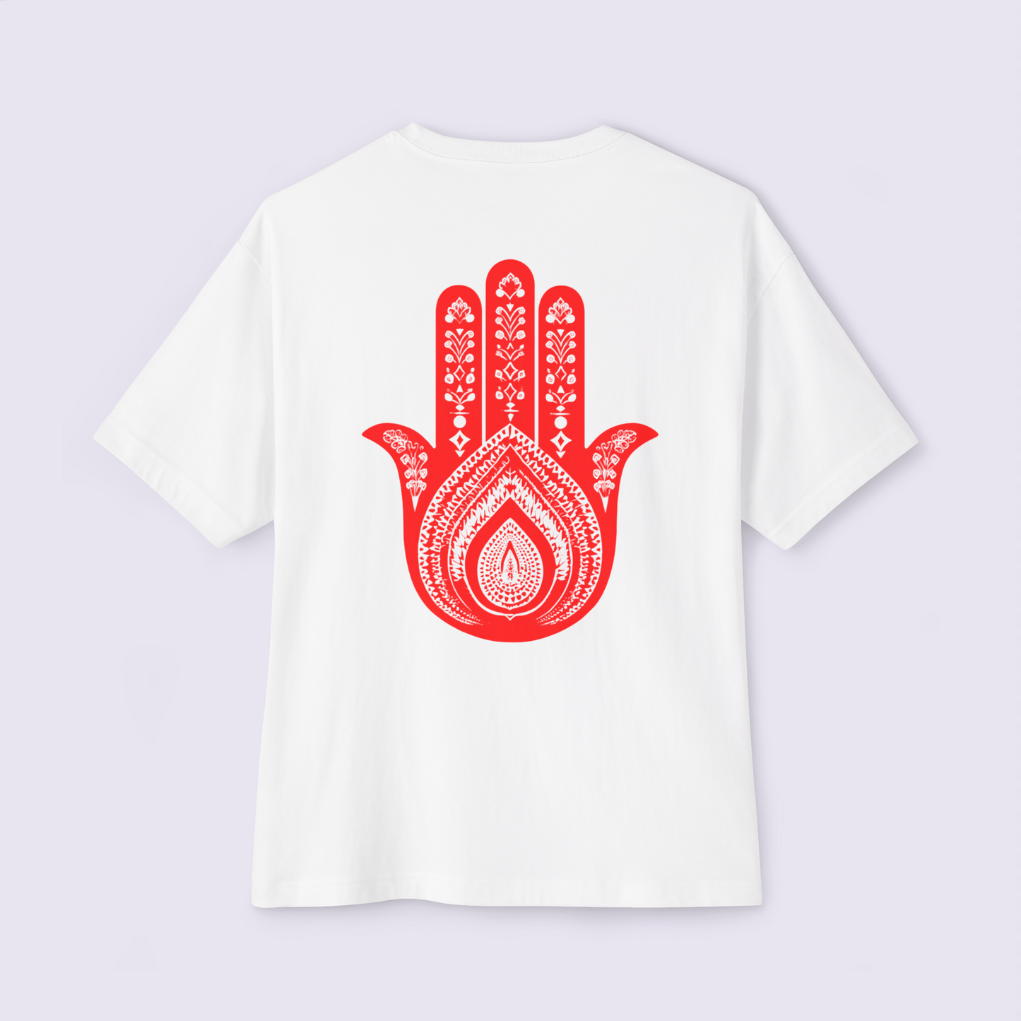 Oversized Boxy Tee "Hand of Fatima"