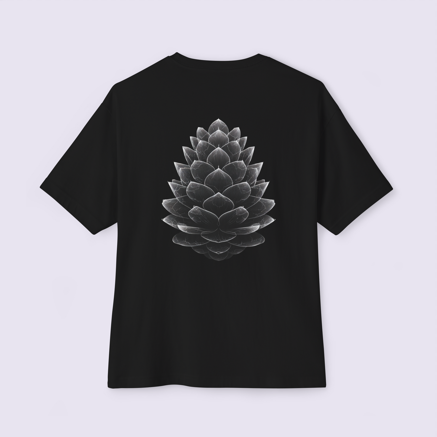 Oversized Boxy Tee "Pine Cone"