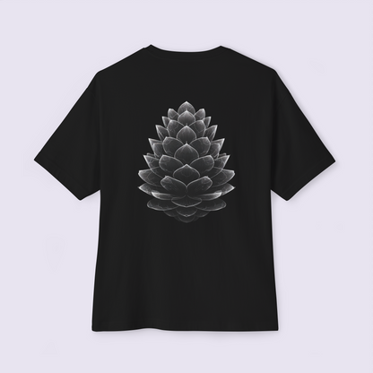 Oversized Boxy Tee 'Pine Cone'