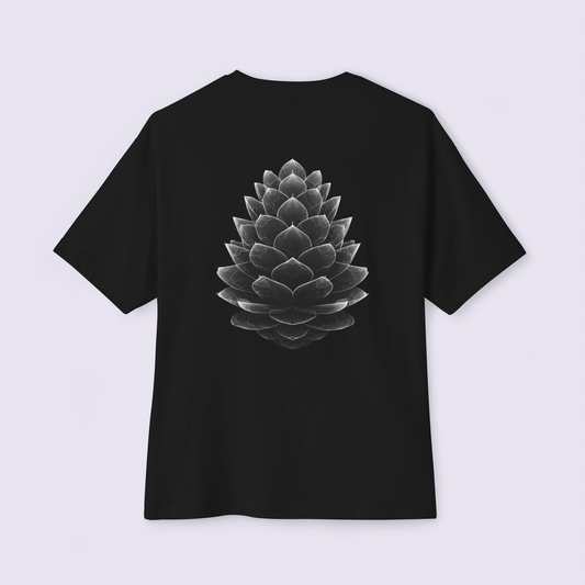 Oversized Boxy Tee "Pine Cone"