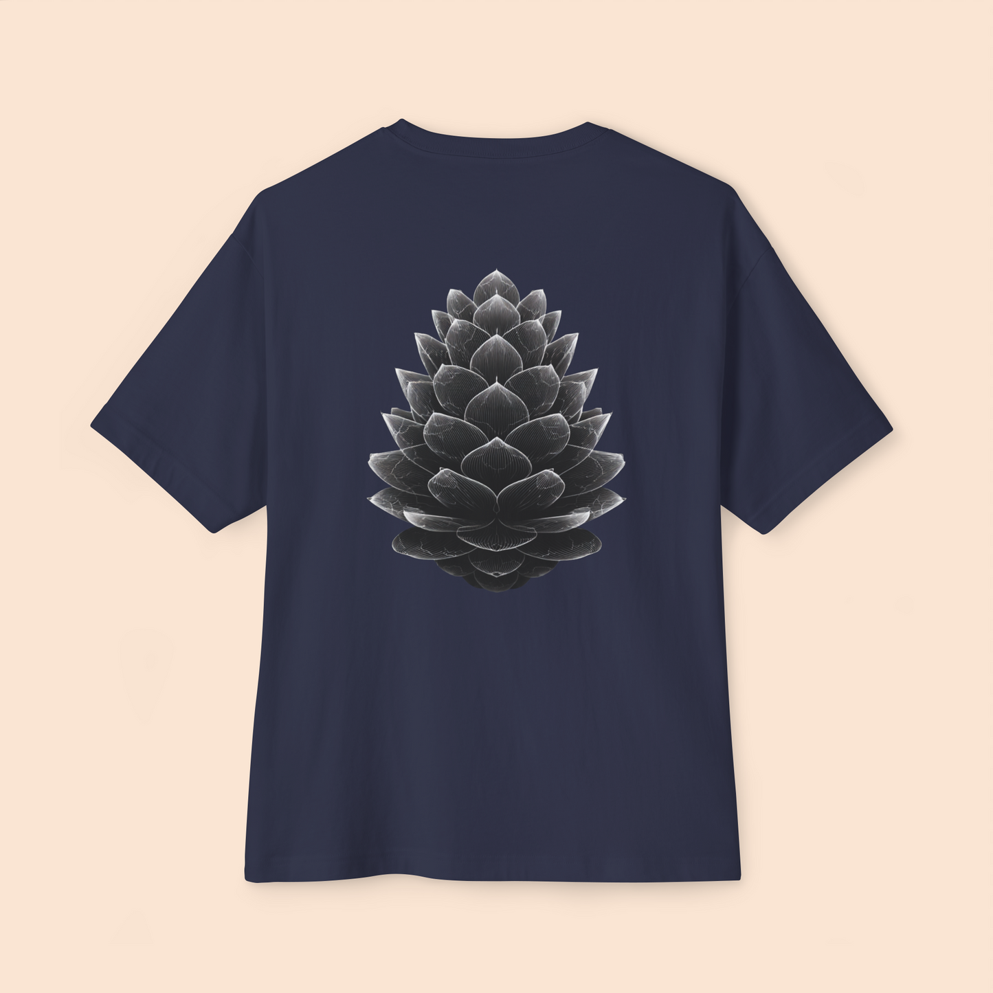Oversized Boxy Tee "Pine Cone"