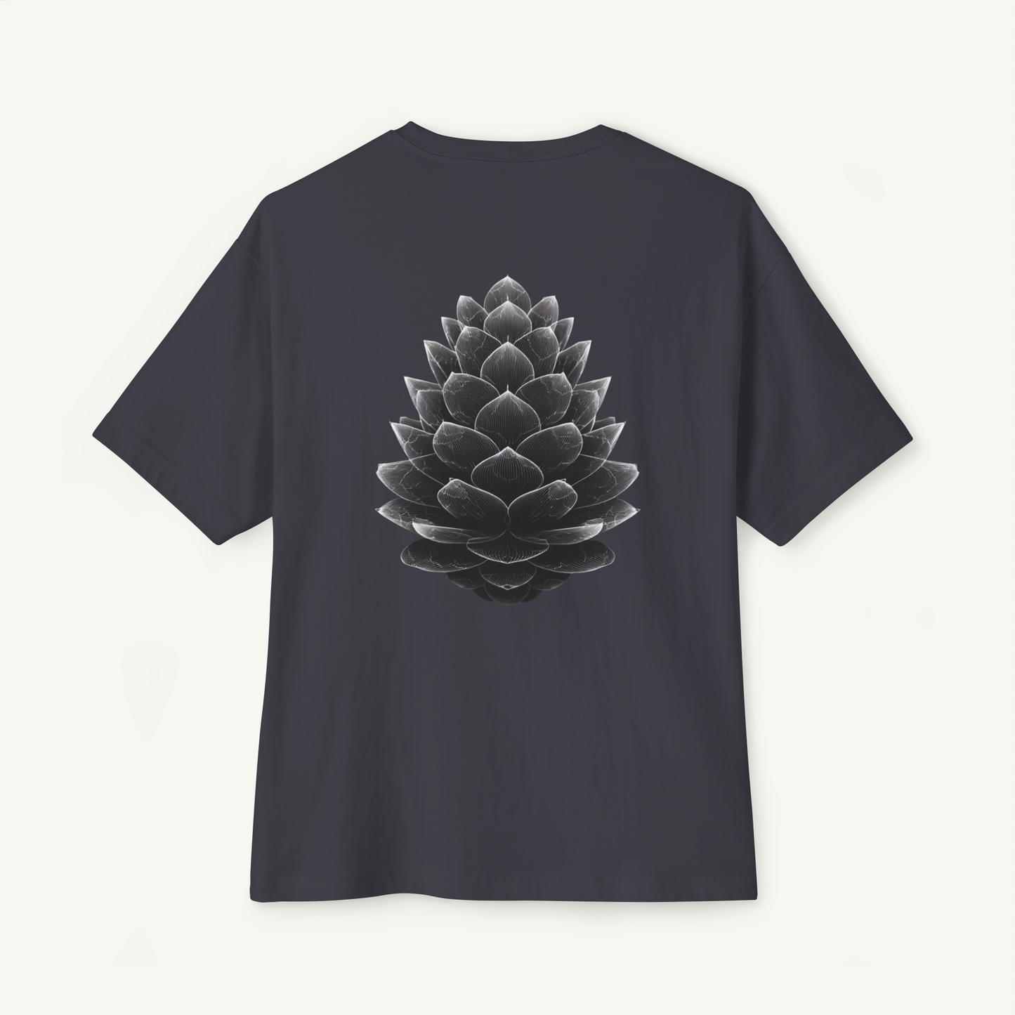 Oversized Boxy Tee "Pine Cone"