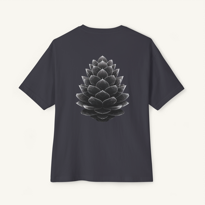 Oversized Boxy Tee 'Pine Cone'