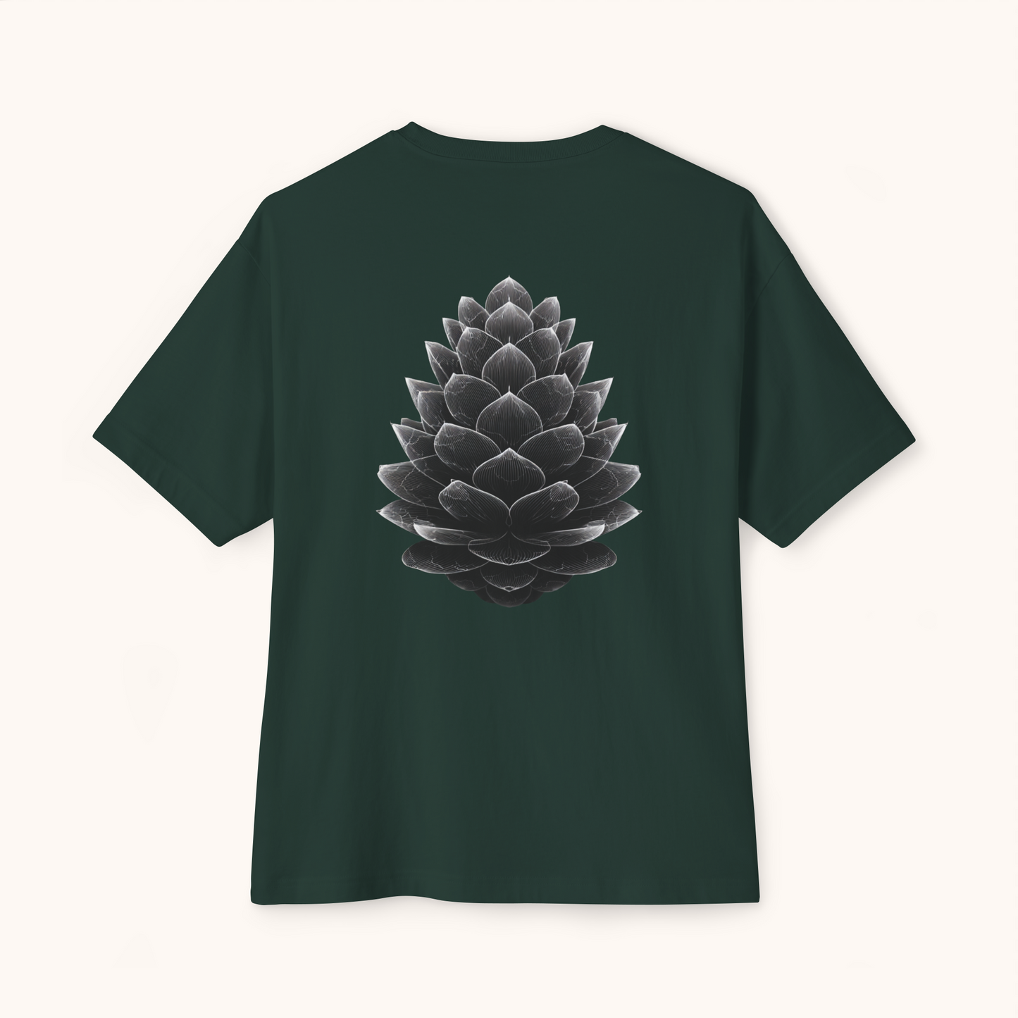 Oversized Boxy Tee "Pine Cone"