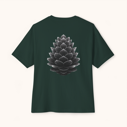 Oversized Boxy Tee 'Pine Cone'