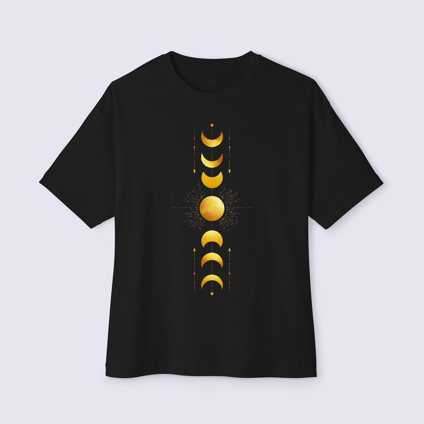 Oversized Boxy Tee "Moon Phases"