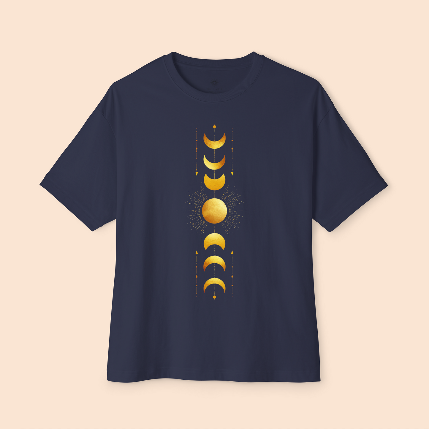 Oversized Boxy Tee "Moon Phases"