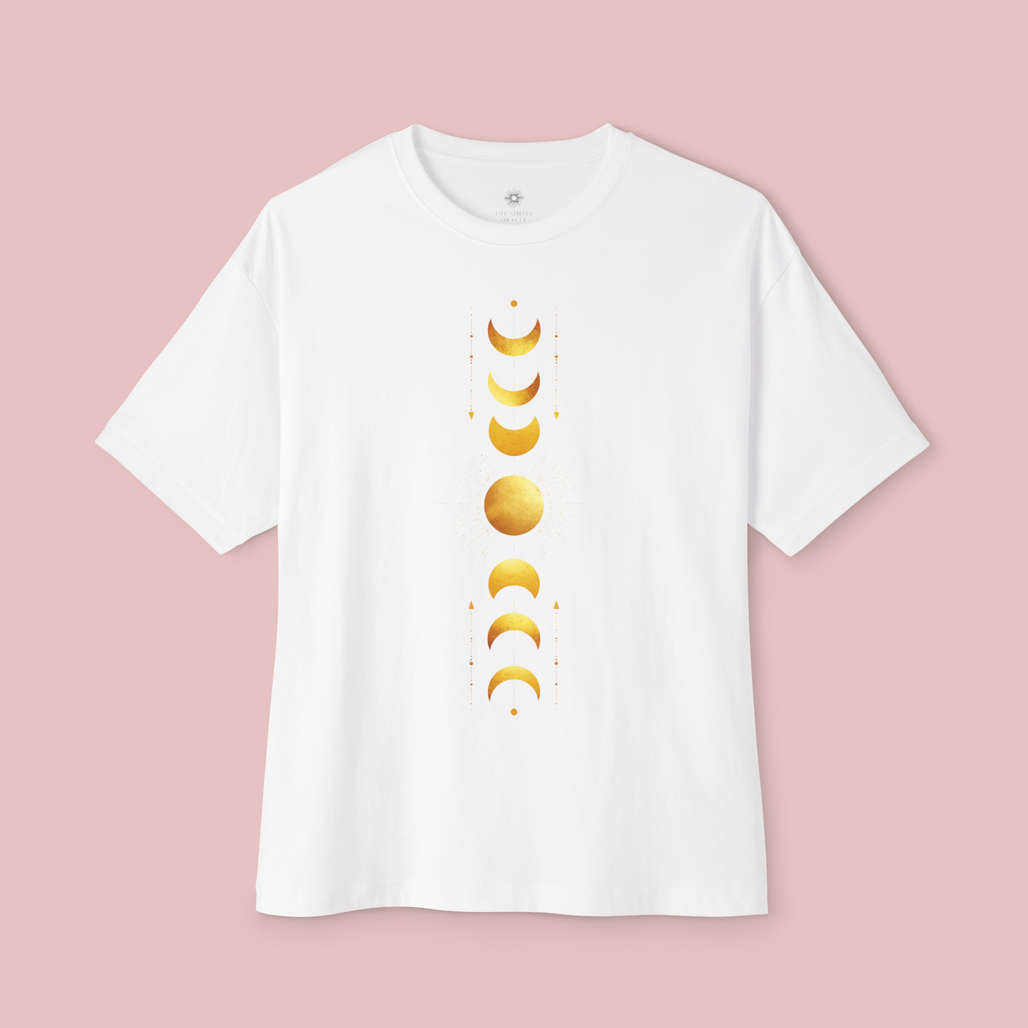 Oversized Boxy Tee "Moon Phases"