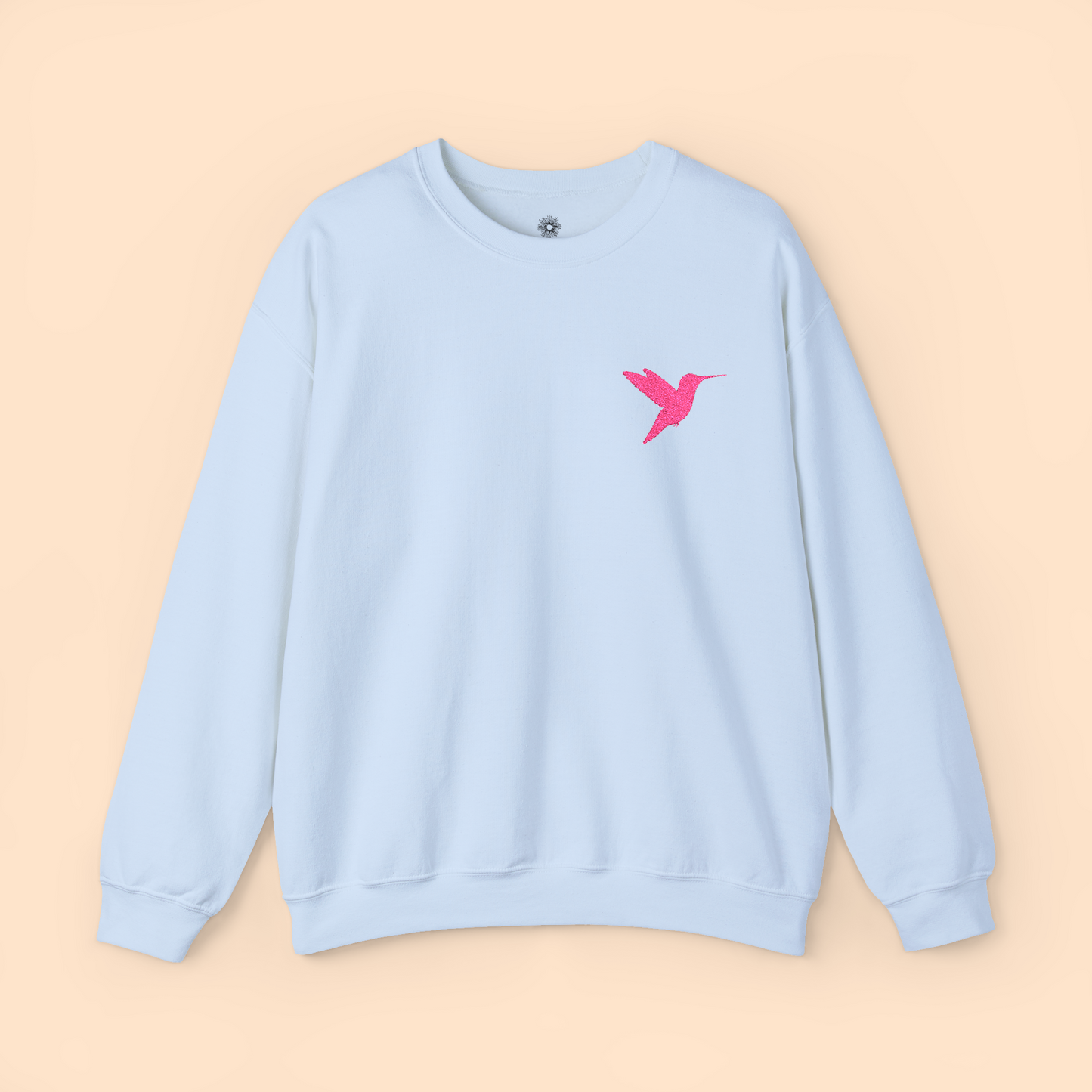 Embroidered Hummingbird Crewneck Sweatshirt