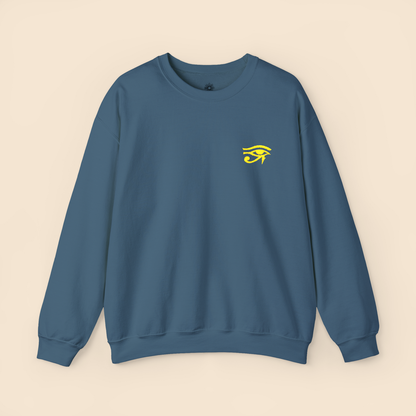 Embroidered 'Eye of Horus' Crewneck Sweatshirt