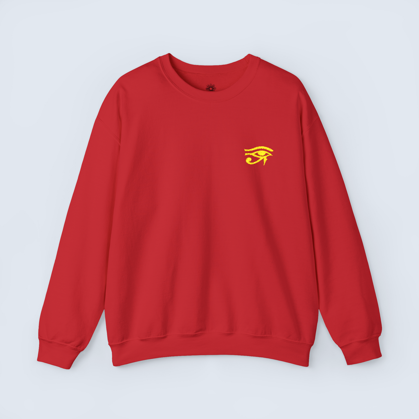 Embroidered 'Eye of Horus' Crewneck Sweatshirt