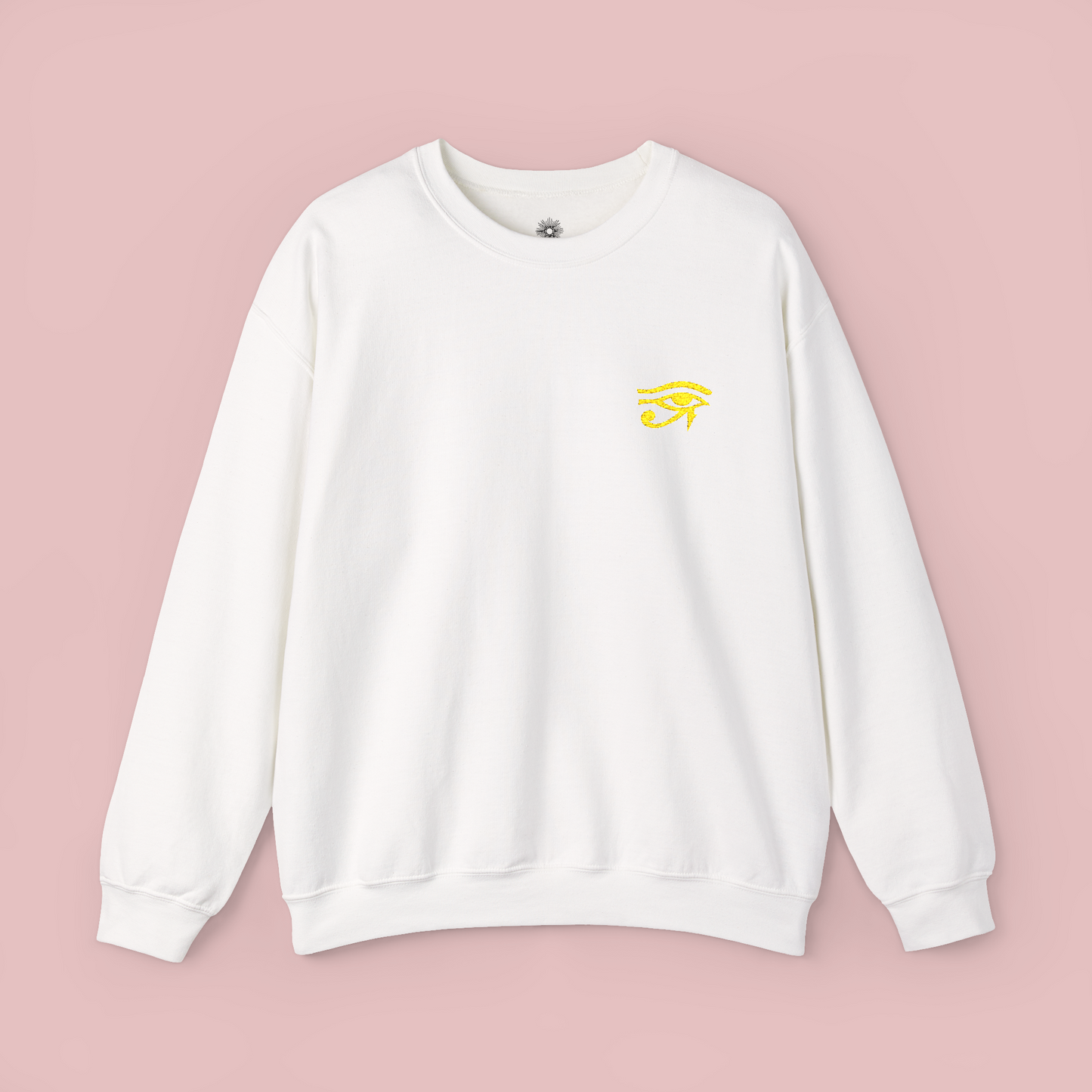 Embroidered 'Eye of Horus' Crewneck Sweatshirt