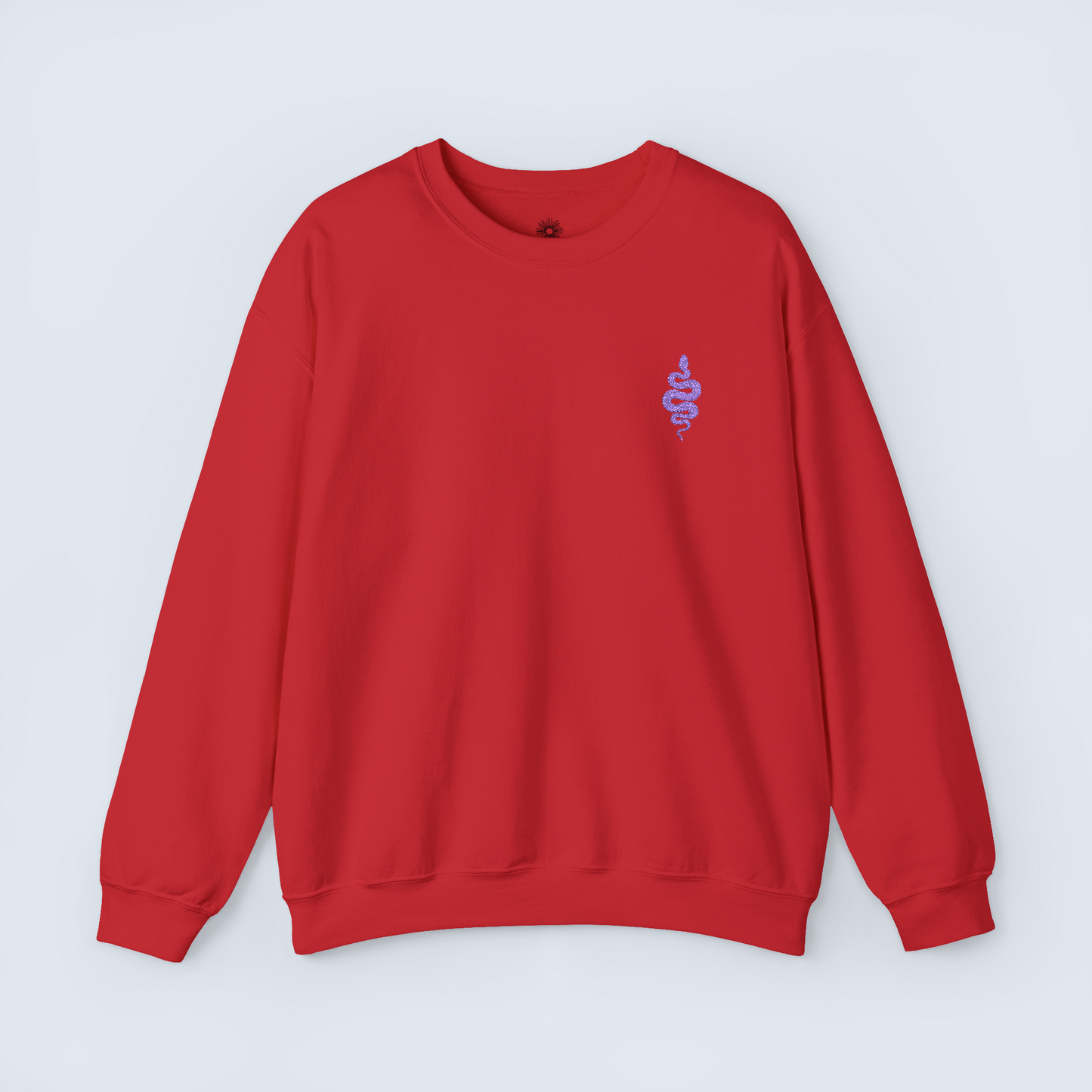 Embroidered Snake Crewneck Sweatshirt