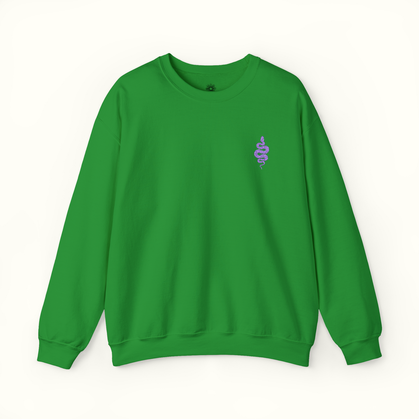 Embroidered Snake Crewneck Sweatshirt