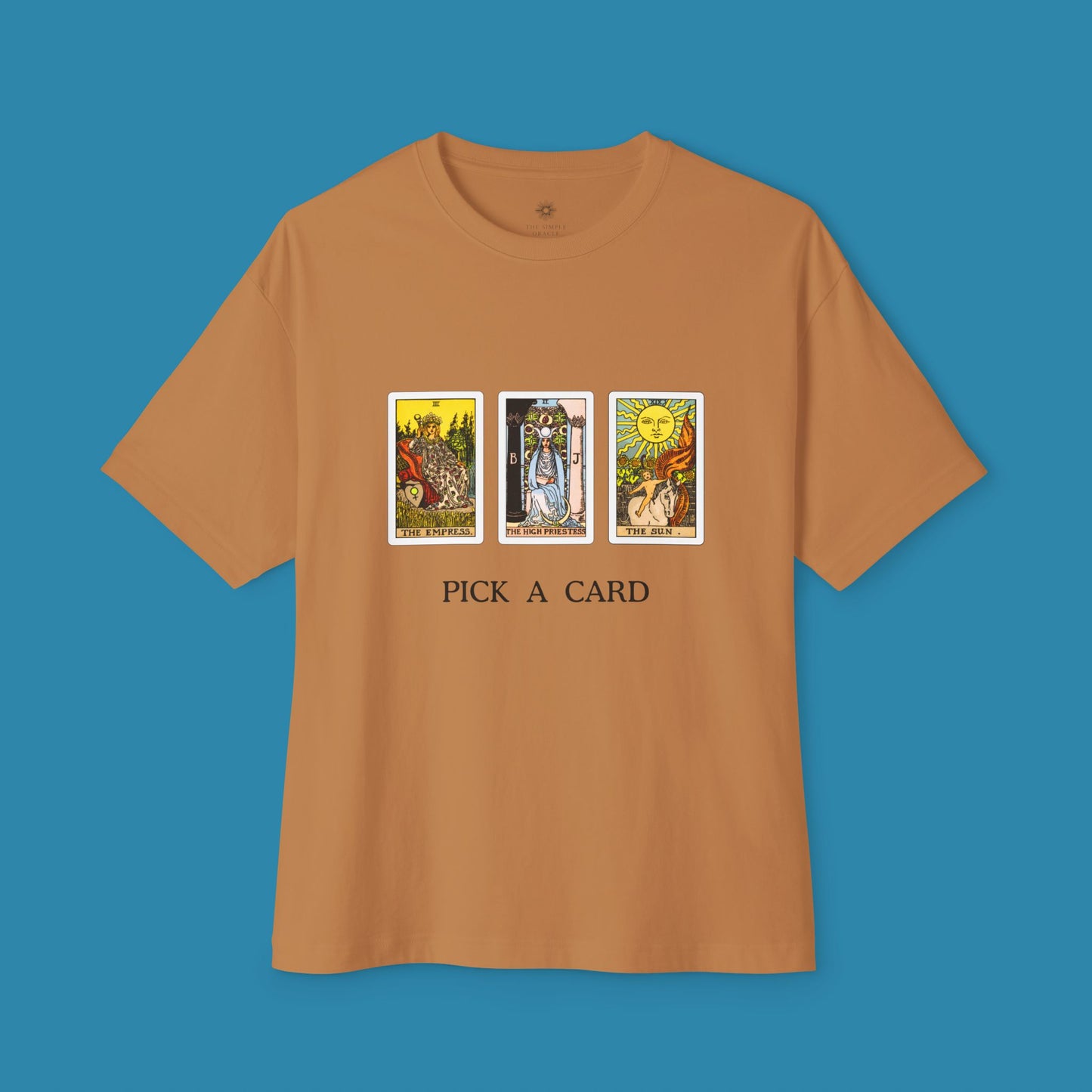 'Pick a card' Oversized Boxy Tee