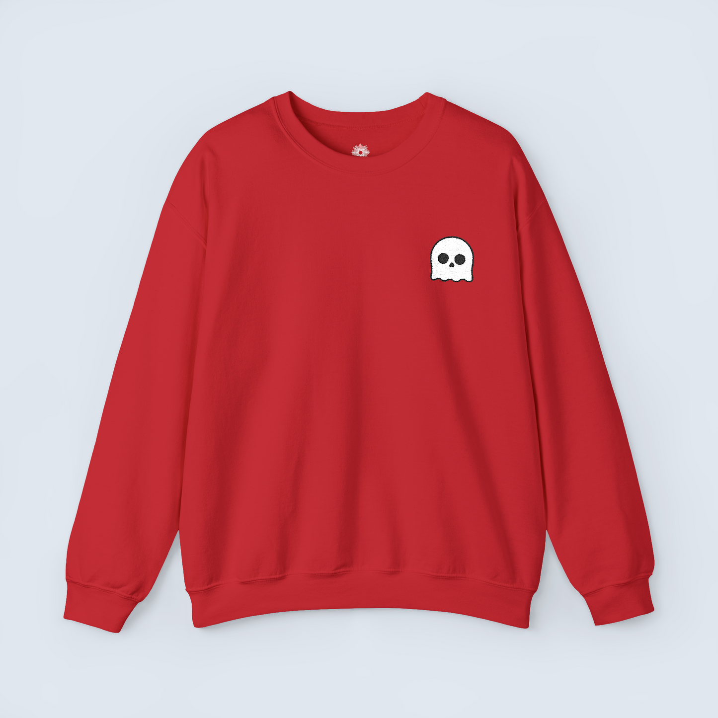 Embroidered Ghost Crewneck Sweatshirt