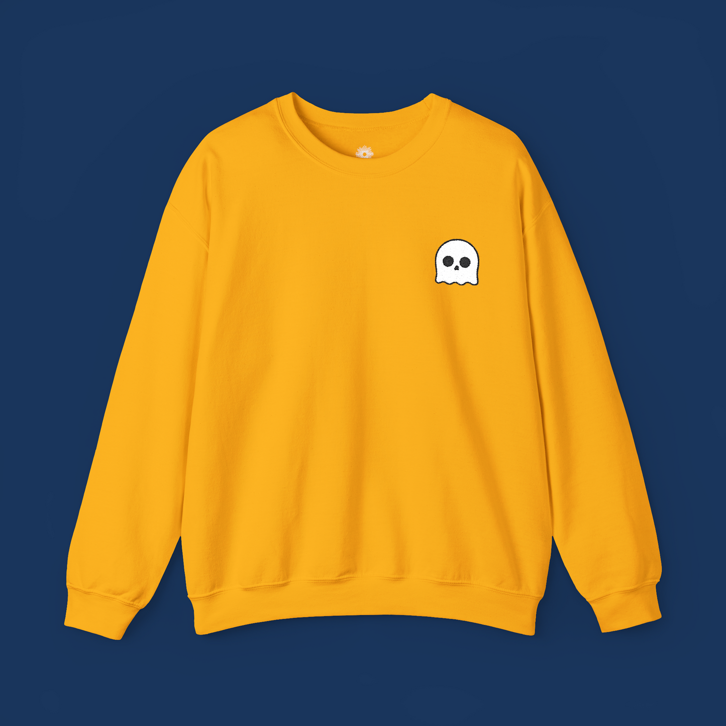 Embroidered Ghost Crewneck Sweatshirt