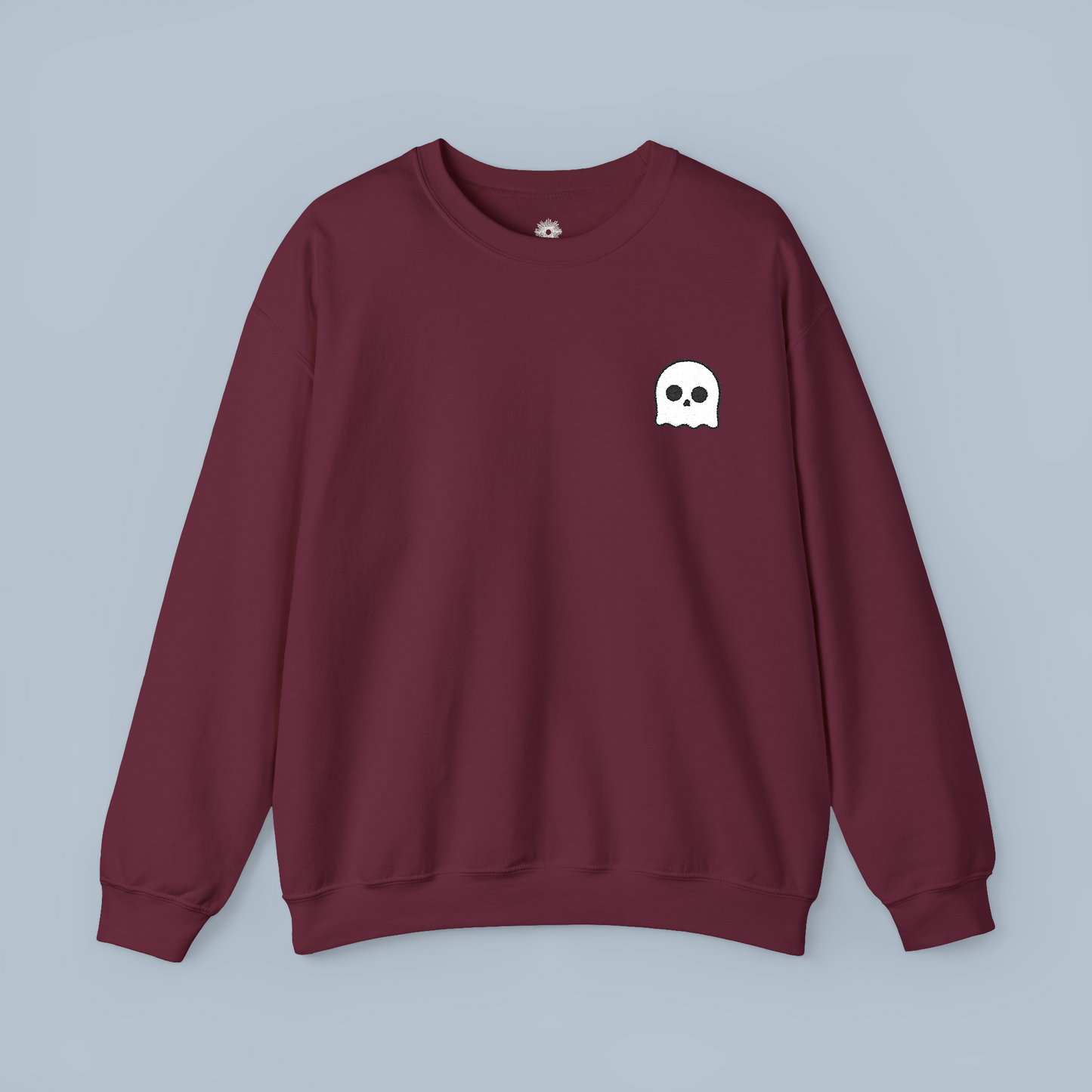 Embroidered Ghost Crewneck Sweatshirt